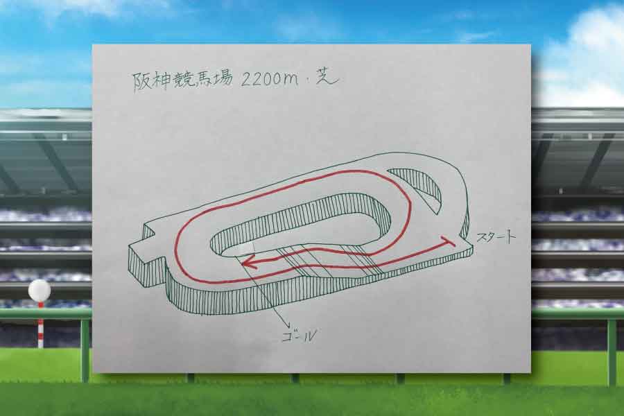 阪神競馬場2200mコース説明
