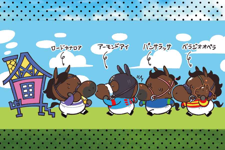 ロードカナロアと産駒達 アーモンドアイ、パンサラッサ、べラジオオペラ